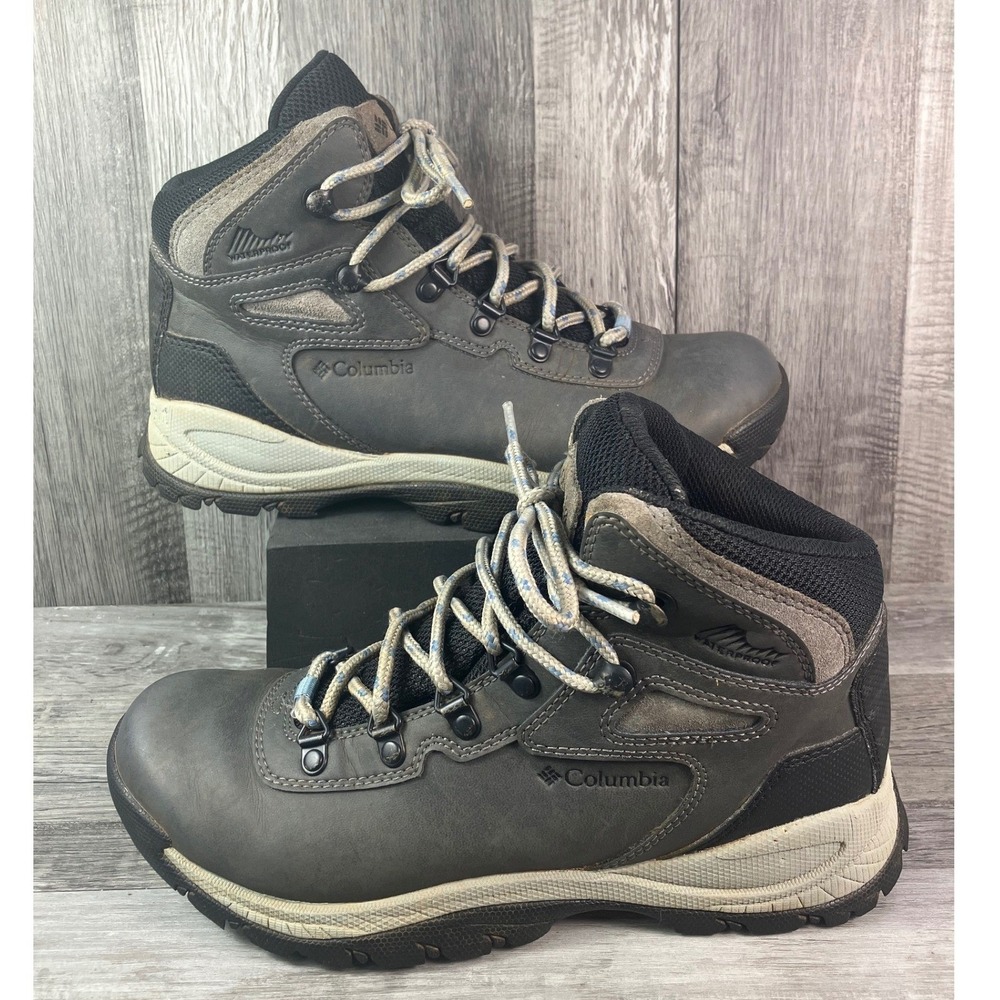 Columbia Womens Newton Ridge Plus Waterproof Hiking Boots Grey BL3783-052 8.5
